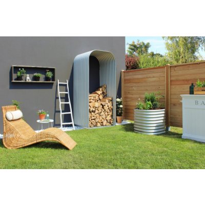 Vitavia Ardor 858 vysoký 99 x 86 x 223 cm plechový stříbrný – Zboží Dáma