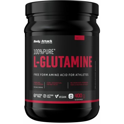 Body Attack 100% Pure L-Glutamine 400 g – Zbozi.Blesk.cz