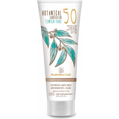 Australian gold BB cream SPF50 Botanical Tinted Face Medium Tan 89 ml