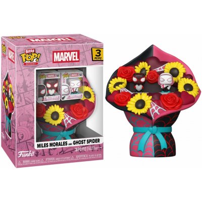 Funko Bitty Pop! Bouquet Marvel Miles Morales And Ghost Spider – Zboží Dáma