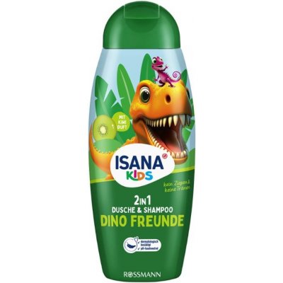 Isana dětský sprchový gel a šampon 2v1 Dino Friends 300 ml – Zboží Dáma