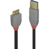 usb kabel Lindy 36768 USB 3.0, 3m, šedý