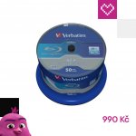 Verbatim BD-R 25GB 6x,spindle, 50ks (43838) – Zboží Živě