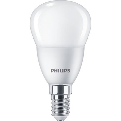 Philips LED kapka P45 4.9W/40W E14 2700K 470lm NonDim 15Y opál˙ – Hledejceny.cz
