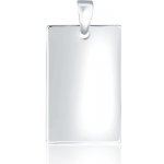 JVD Stříbrný přívěsek destička k pogravírování SVLP1415XH20030 – Hledejceny.cz