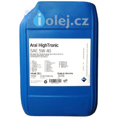 Aral HighTronic 5W-40 20 l