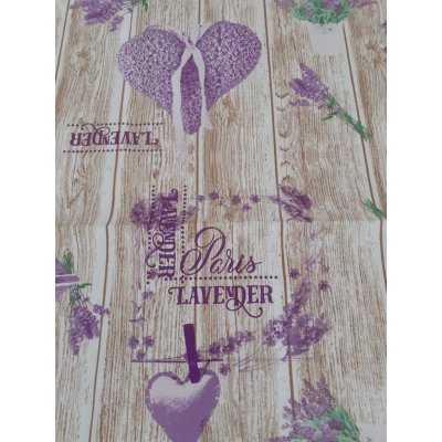 Top textil PVC ubrus Levandule 140x140cm – Zboží Dáma
