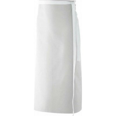 Exner Zástěra s látkovým pásem po celé délce 100x80cm 220 g/m Bílá EX102 – Hledejceny.cz
