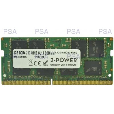 2-Power SODIMM DDR4 8GB 2133MHz CL15 MEM5503A