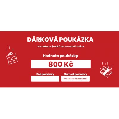 Tuli Dárkový poukaz v hodnotě 800 Kč – Hledejceny.cz