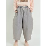 Voga Móda Šedo-modré kalhoty BLOCK Šedo-modrá – Sleviste.cz