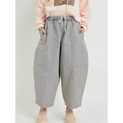 Voga Móda Šedo-modré kalhoty BLOCK Šedo-modrá – Sleviste.cz