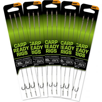 FOX Carp Ready Rigs Wide Gape 8 20 lb 3 ks – Sleviste.cz