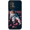 Pouzdro a kryt na mobilní telefon Samsung Pouzdro Mobiwear Glossy Samsung Galaxy A13 4G - G002G Astronaut v růžích