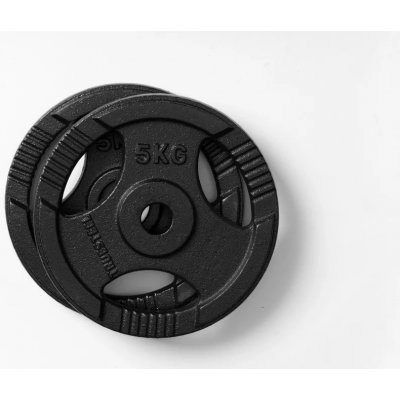 StrongGear Litinové Tri-Grip kotouče s otvorem 30 mm 5 kg – Zboží Dáma