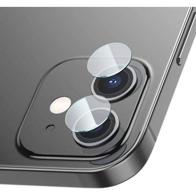 Baseus 2x 0,25 mm reinproced lens tempered glass camera protector pro iPhone 12 / iPhone 12 mini transparent SGAPIPH54N-JT02 – Zboží Živě