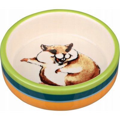 Trixie Keramická miska s motivem křečka 80 ml 8 cm – Zboží Dáma Trixie Keramická miska s motivem křečka 80 ml 8 cm – Zboží Dáma