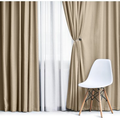 Olzatex Zatemňovací / termoizolační závěs, blackout jednobarevný UNI OLZ-105 smetanový, šířka 150cm (látka v metráži) – Zbozi.Blesk.cz