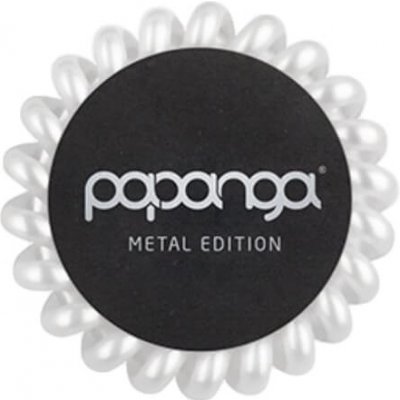 Papanga Metal Edition velká - perleťová bílá
