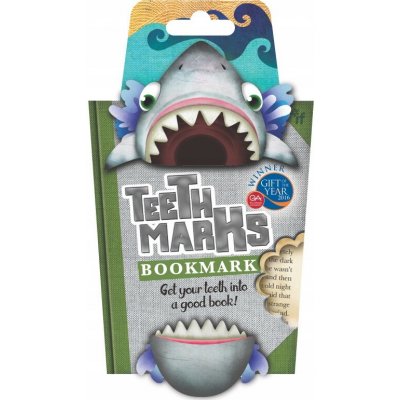 Teeth Marks - záložka do knihy s motivem zubů - Žralok – Hledejceny.cz