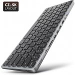AXAGON HMC-KB-CS, USB 5Gbps hub s CZ/SK klávesnicí, HDMI 4K/60Hz, 3x U – Zboží Živě