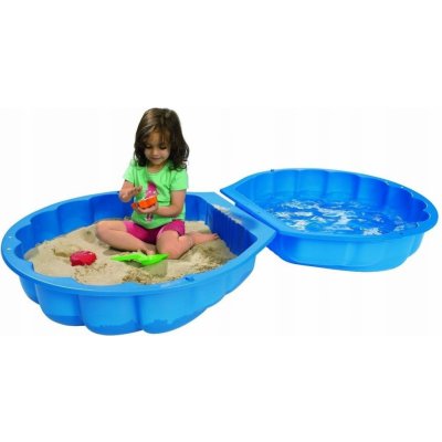 Simba Toys Pískoviště mušle modré – Zboží Dáma
