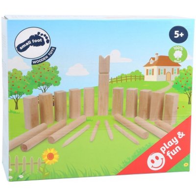 Small Foot Vikingská hra Kubb Arthur vikingské šachy – Zboží Dáma