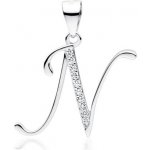 Olivie písmeno N stříbrný přívěsek 4094 – Zboží Dáma