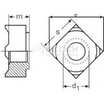 matice M8 BEZ PÚ čtyřhranná přivařovací DIN 928 – Zboží Mobilmania