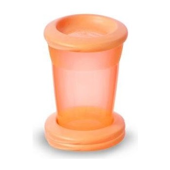 Tommee Tippee Kelímky s víčkem na jídlo 3 ks Basic oranžová