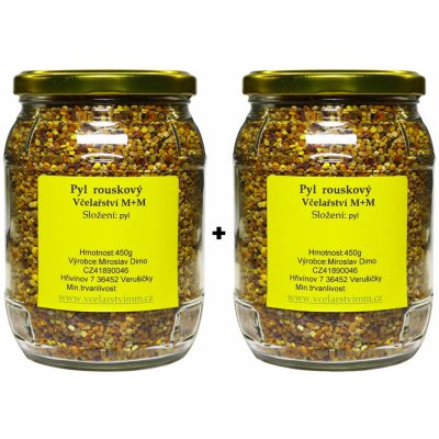 Včelařství M+M super set 2x450 g rouskového pylu s dopravou zdarma 900 g – Hledejceny.cz