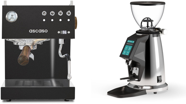Set Ascaso Steel UNO PID + Rocket Espresso SPLUGA