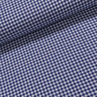 Bavlněný kanafas SOFI 0,5x0,5cm modrý, š.140cm (látka v metráži) – Sleviste.cz