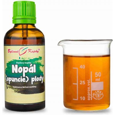 Bylinné kapky Nopál opuncie plody Pavlovy bylinné kapky tinktura 50 ml – Hledejceny.cz