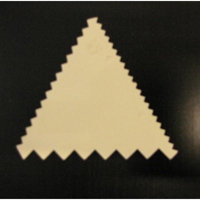 Dortisimo Cukrářská karta trojhran zoubkovaný 8 cm – Zboží Dáma