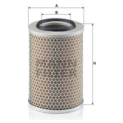 MANN FILTER Vzduchový filtr C 17 201 – Hledejceny.cz
