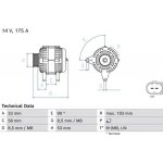 generátor BOSCH 0 986 081 850