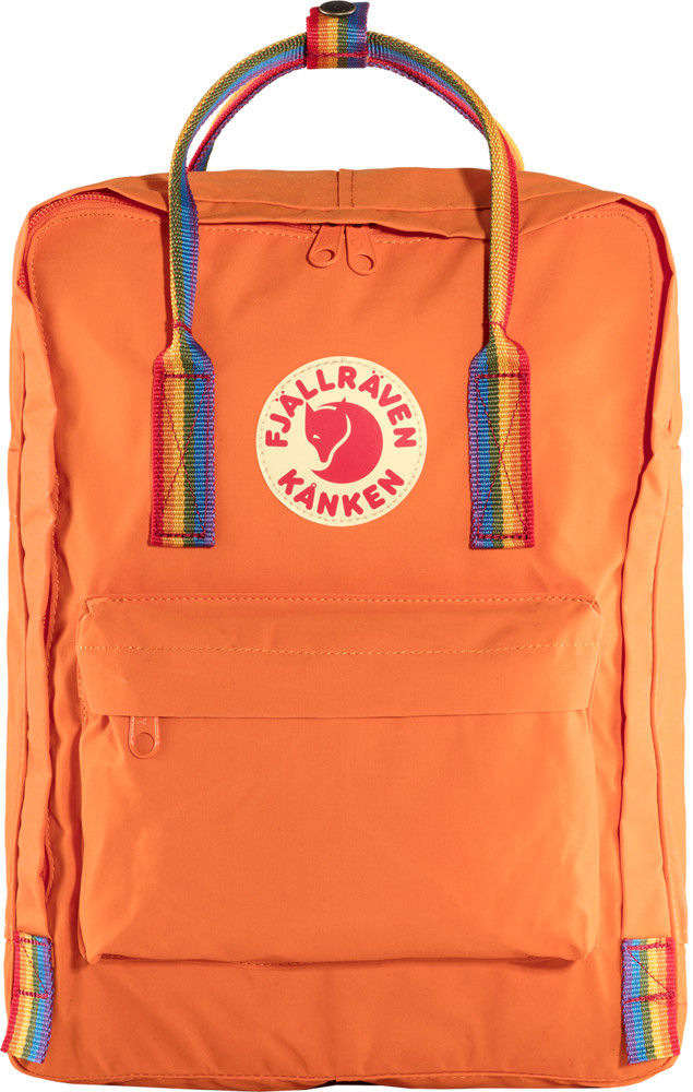 Fjällräven Kånken Rainbow burnt orange rainbow pattern 16 l