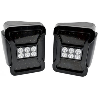 Sada LED zadních světel, Kouřová, EU, Jeep Wrangler JK, JL Style – Hledejceny.cz