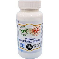 Bio-Detox Vitamín D3+K2MK7 FORTE 2.000UI 120 tablet