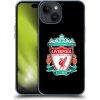 Pouzdro a kryt na mobilní telefon Pouzdro Head Case Apple iPhone 15 ZNAK LIVERPOOL FC OFFICIAL BLACK