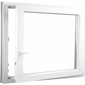 ALUPLAST Plastové okno jednokřídlo bílé 100x100