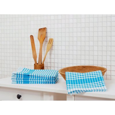 BES Petrovice káro 45x70 Tyrkysová – Zboží Dáma