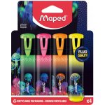 Maped Fluo Peps Deepsea Paradise 4 ks – Zboží Živě