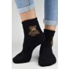 Noviti SB 031 W 02 medvídek dámské ponožky černé