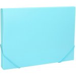 LUMA Desky na spisy s gumou, box A4 pastel, modrý – Hledejceny.cz