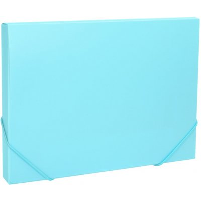 LUMA Desky na spisy s gumou, box A4 pastel, modrý – Hledejceny.cz