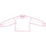 Takoy Elektronický PDF střih dámská mikina se skládaným rukávem Amanda-40-46 – Zboží Mobilmania