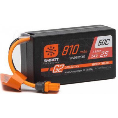 Spektrum Smart G2 LiPo 7.4V 810mAh 50C IC2 – Sleviste.cz