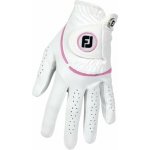Footjoy Weathersof Womens Golf Glove White/Pink bílá S – Zboží Mobilmania